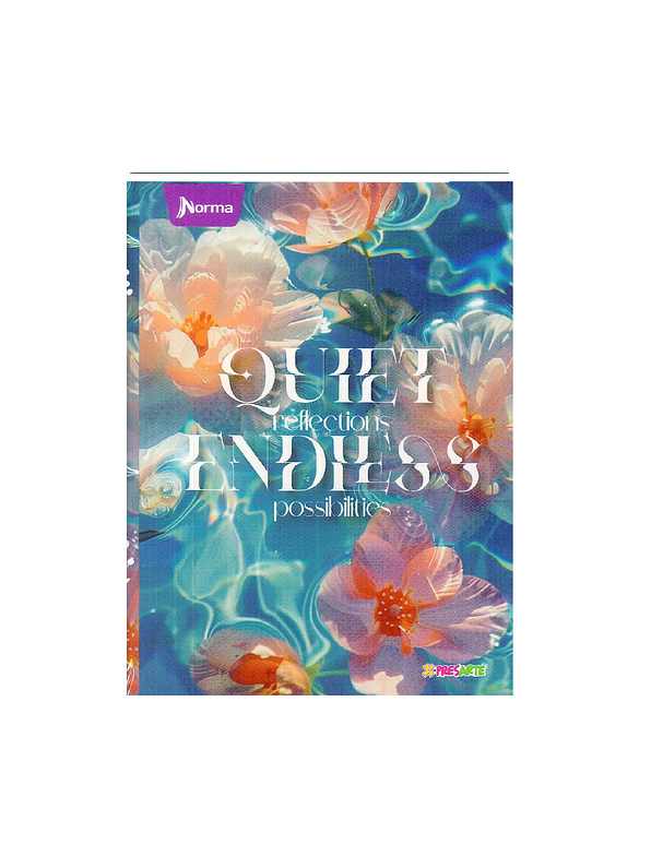 Cuaderno Cosido Pasta Dura X-Presarte 90 Hojas Cuadros Femenino 7