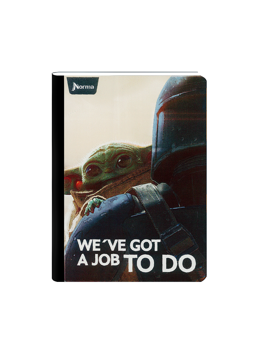 Cuaderno Cosido The Mandalorian 50 Hojas Cuadros  2