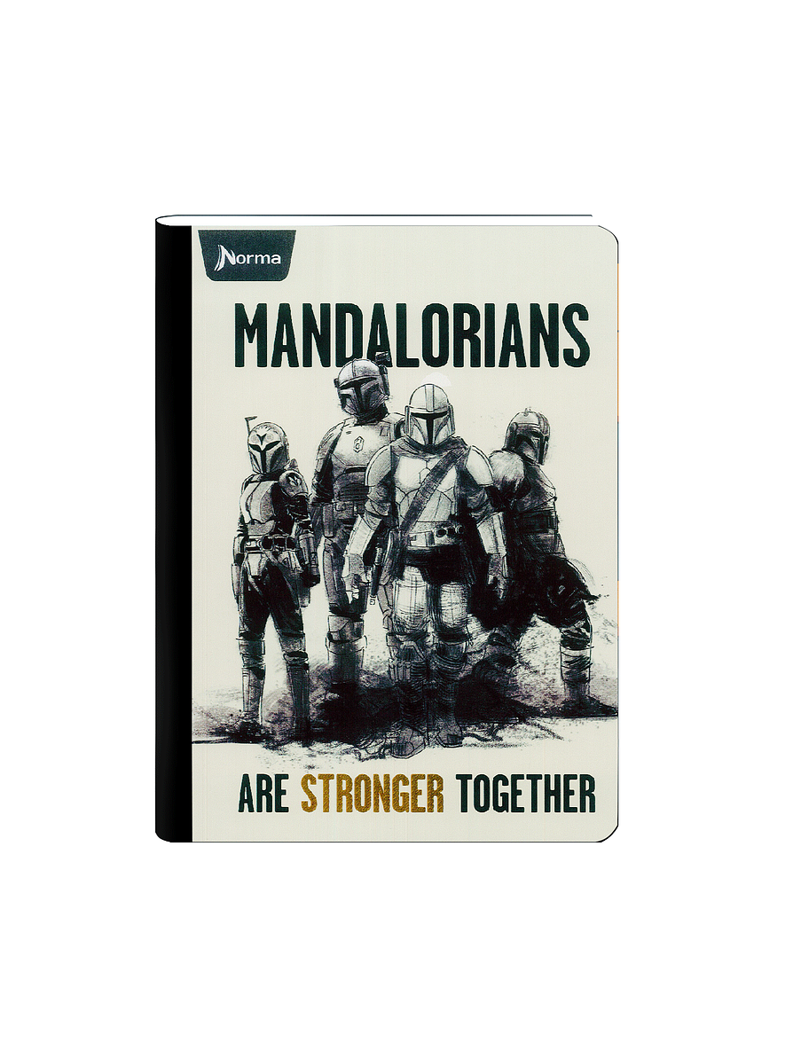 Cuaderno Cosido The Mandalorian 50 Hojas Cuadros  3
