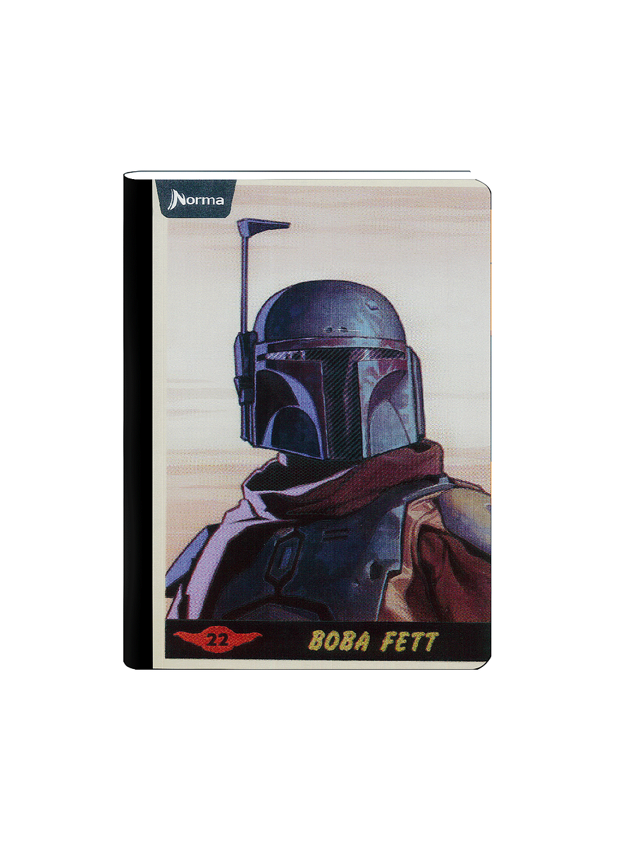 Cuaderno Cosido The Mandalorian 50 Hojas Cuadros  4