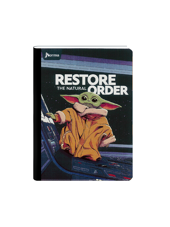 Cuaderno Cosido The Mandalorian 50 Hojas Cuadros  6