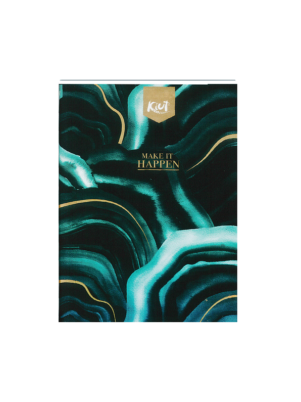 Cuaderno Cosido Pasta Dura Kiut 90 Hojas Cuadros  3