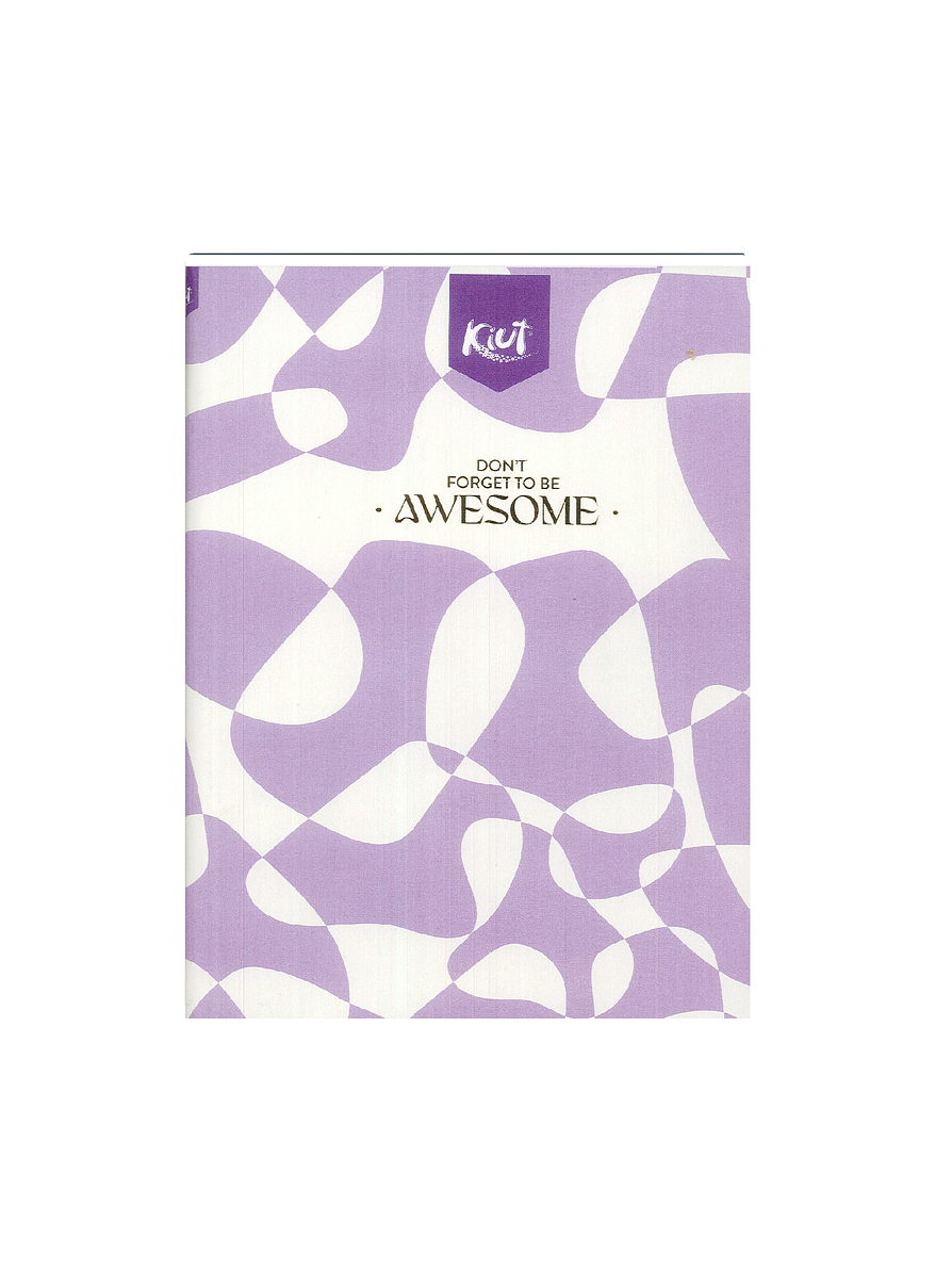 Cuaderno Cosido Pasta Dura Kiut 90 Hojas Cuadros  5