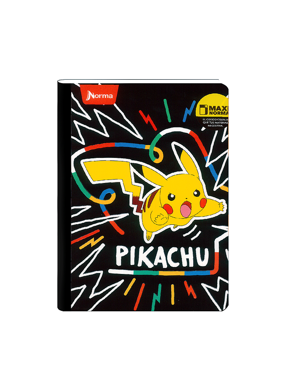 Cuaderno Cosido Norma Pokémon 100 Hojas Cuadros 4