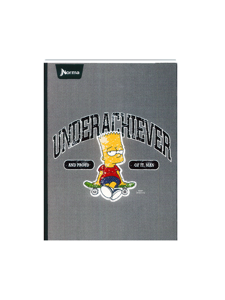 Cuaderno Cosido Pasta Dura The Simpsons 90 Hojas  4