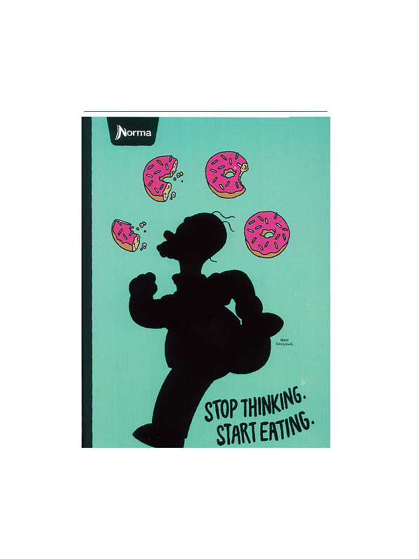 Cuaderno Cosido Pasta Dura The Simpsons 90 Hojas  5