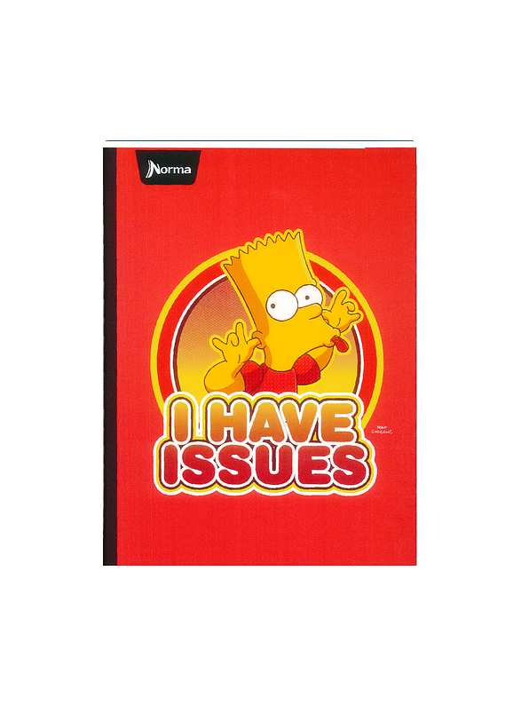 Cuaderno Cosido Pasta Dura The Simpsons 90 Hojas  7