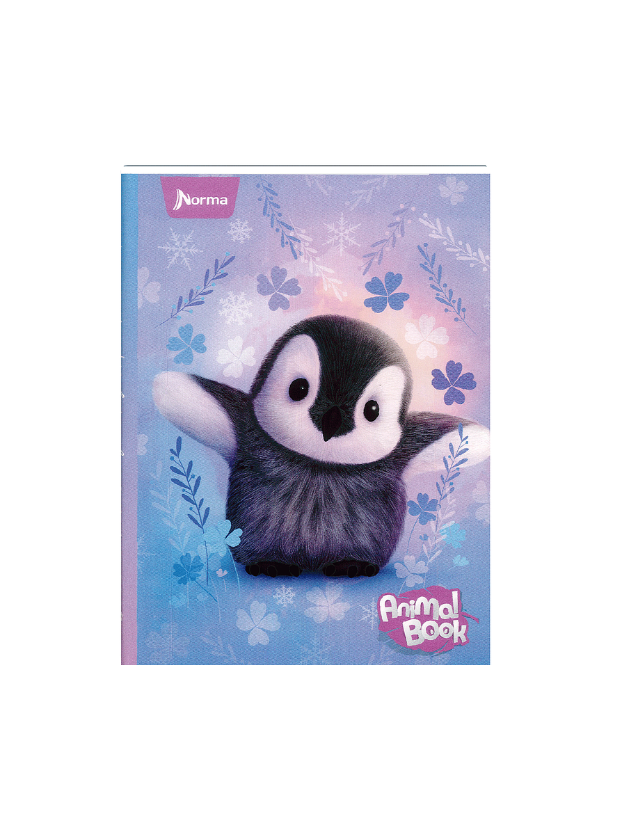 Cuaderno Cosido Pasta Dura Animal Book 90 Hojas Cuadros 5