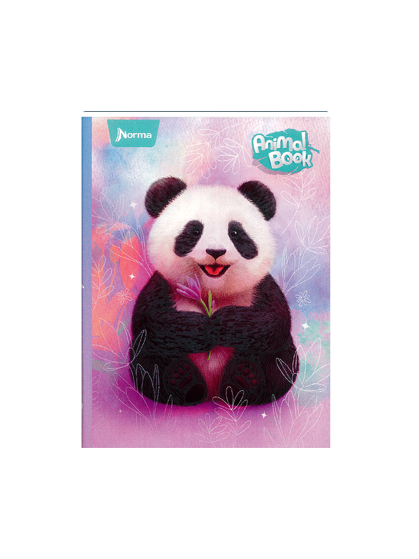 Cuaderno Cosido Pasta Dura Animal Book 90 Hojas Cuadros 6