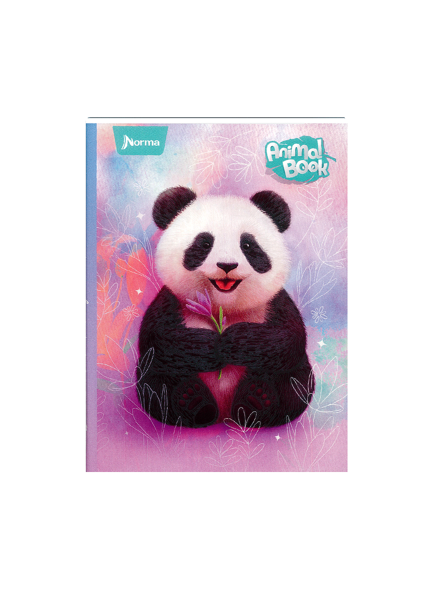 Cuaderno Cosido Pasta Dura Animal Book 90 Hojas Cuadros 6