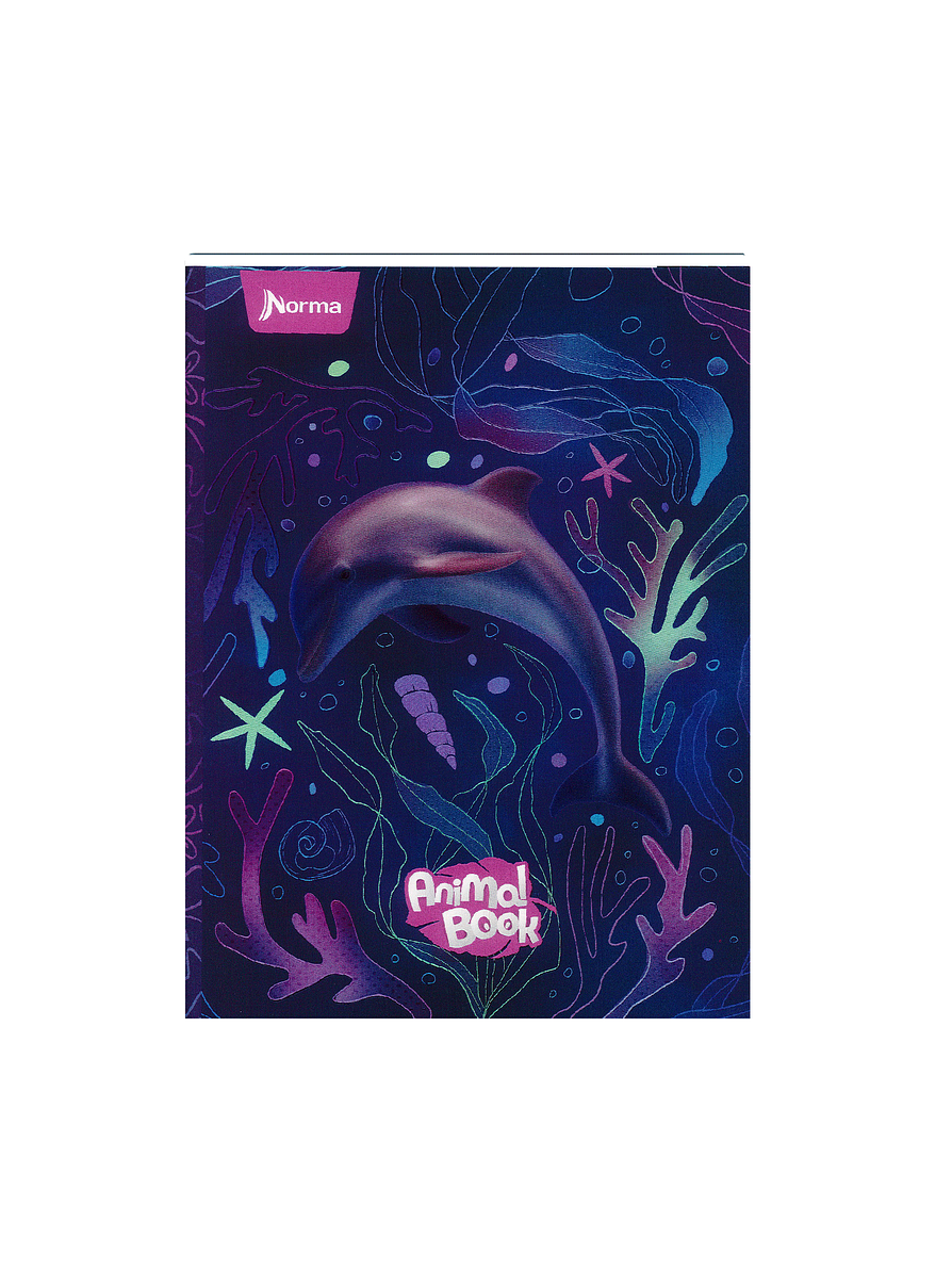 Cuaderno Cosido Pasta Dura Animal Book 90 Hojas Cuadros 7