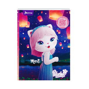 Cuaderno Cosido Pasta Dura Peluches 90 Hojas Cuadros