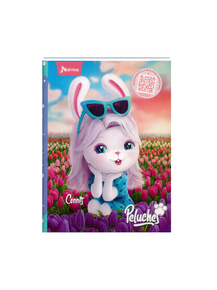 Cuaderno Cosido Pasta Dura Peluches 90 Hojas Cuadros 7