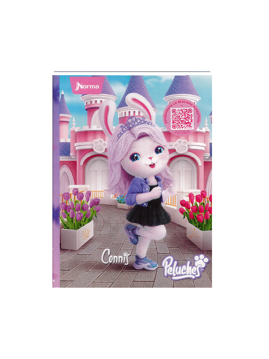 Cuaderno Cosido Pasta Dura Peluches 90 Hojas Cuadros 11