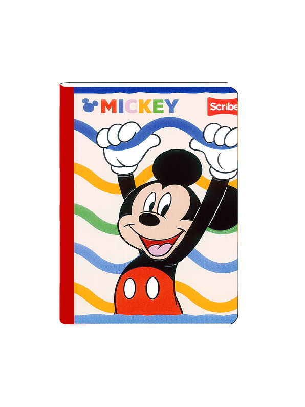 Cuaderno Cosido Mickey  100 Hojas Cuadros  7
