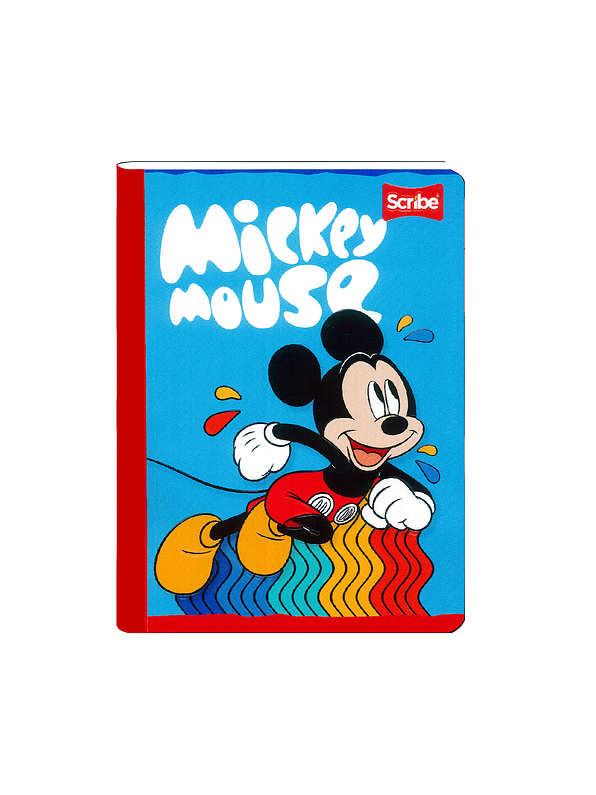 Cuaderno Cosido Mickey  100 Hojas Cuadros  2