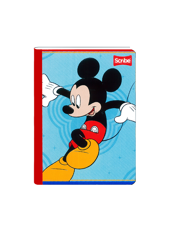Cuaderno Cosido Mickey  100 Hojas Cuadros  8