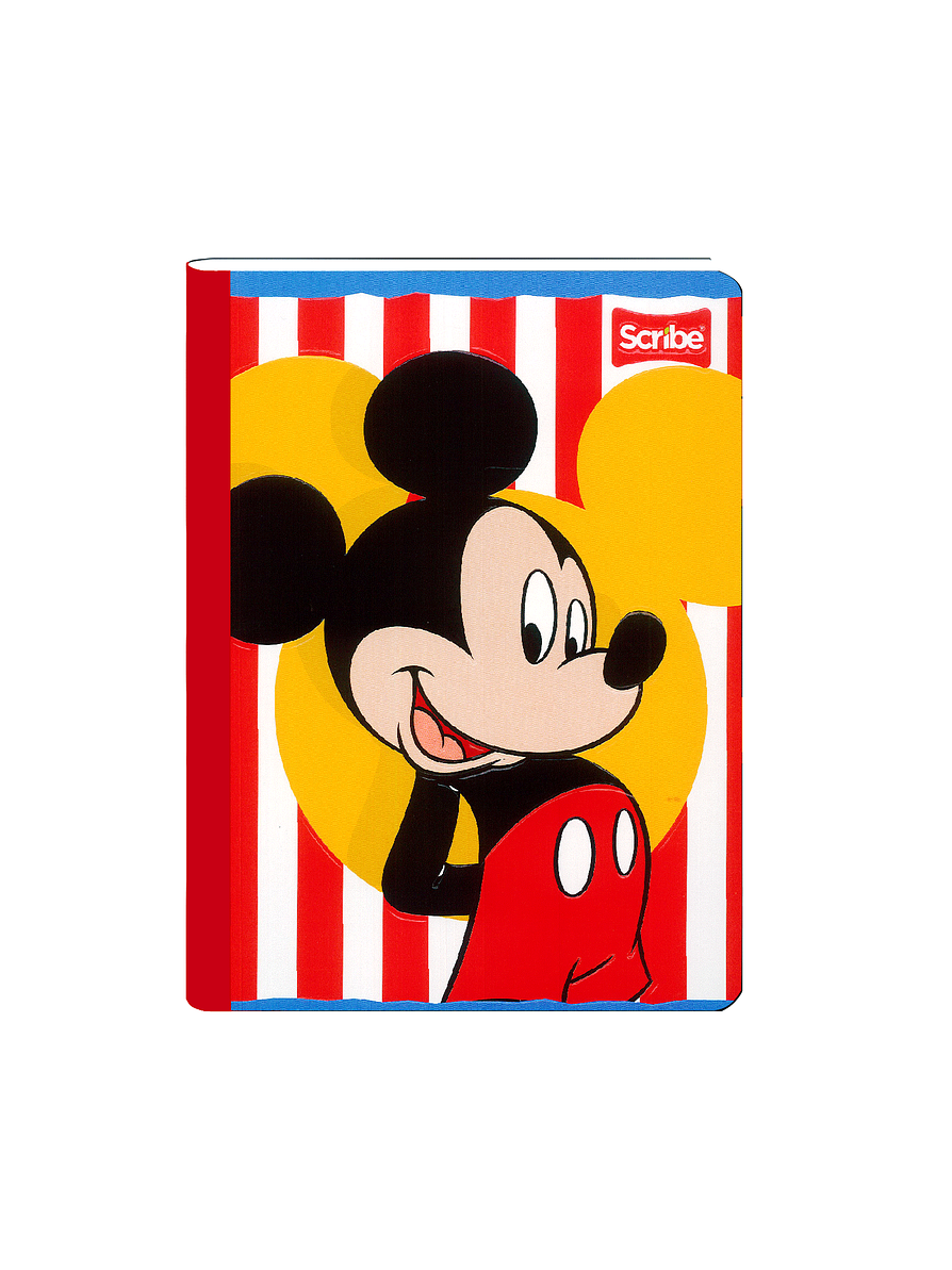 Cuaderno Cosido Mickey  100 Hojas Cuadros  1