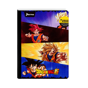 Cuaderno Cosido Norma Dragon Ball 100 Hojas Cuadros