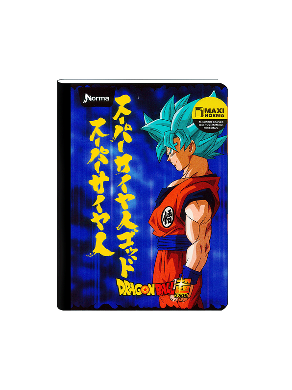 Cuaderno Cosido Norma Dragon Ball 100 Hojas Cuadros 3