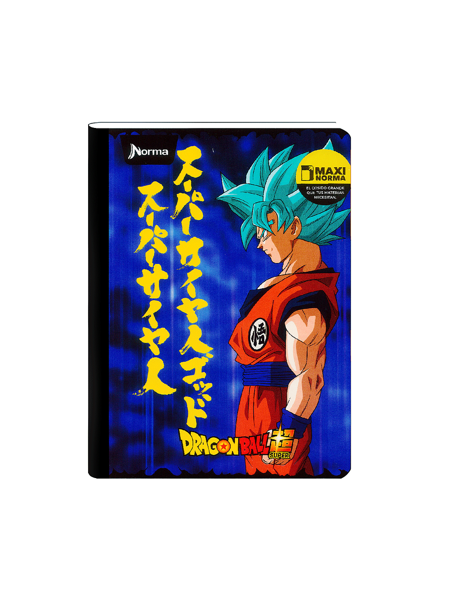 Cuaderno Cosido Norma Dragon Ball 100 Hojas Cuadros 3