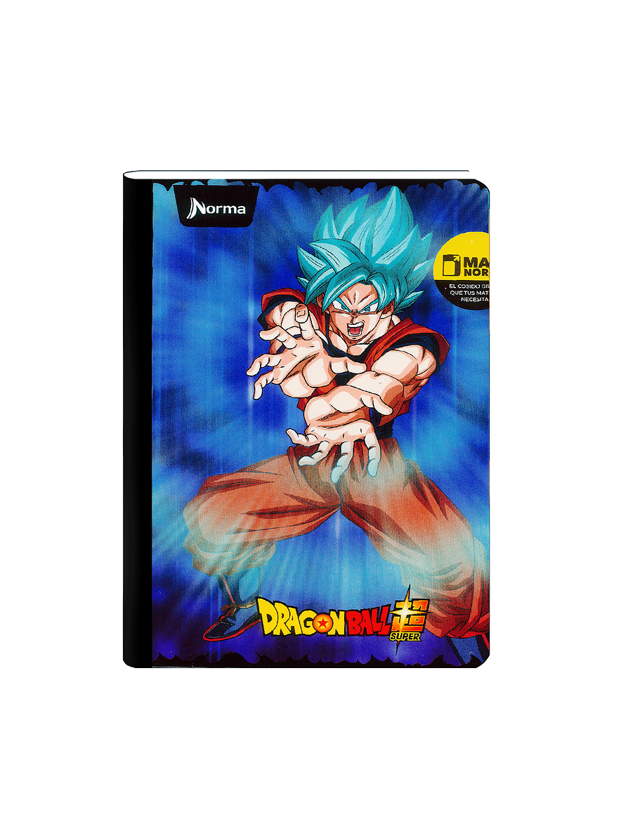 Cuaderno Cosido Norma Dragon Ball 100 Hojas Cuadros 2