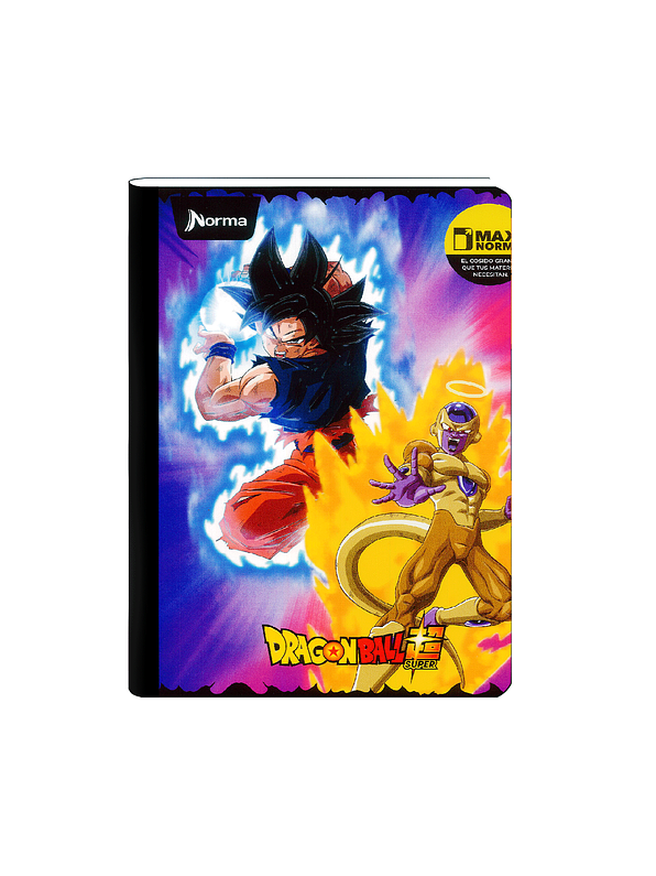 Cuaderno Cosido Norma Dragon Ball 100 Hojas Cuadros 4