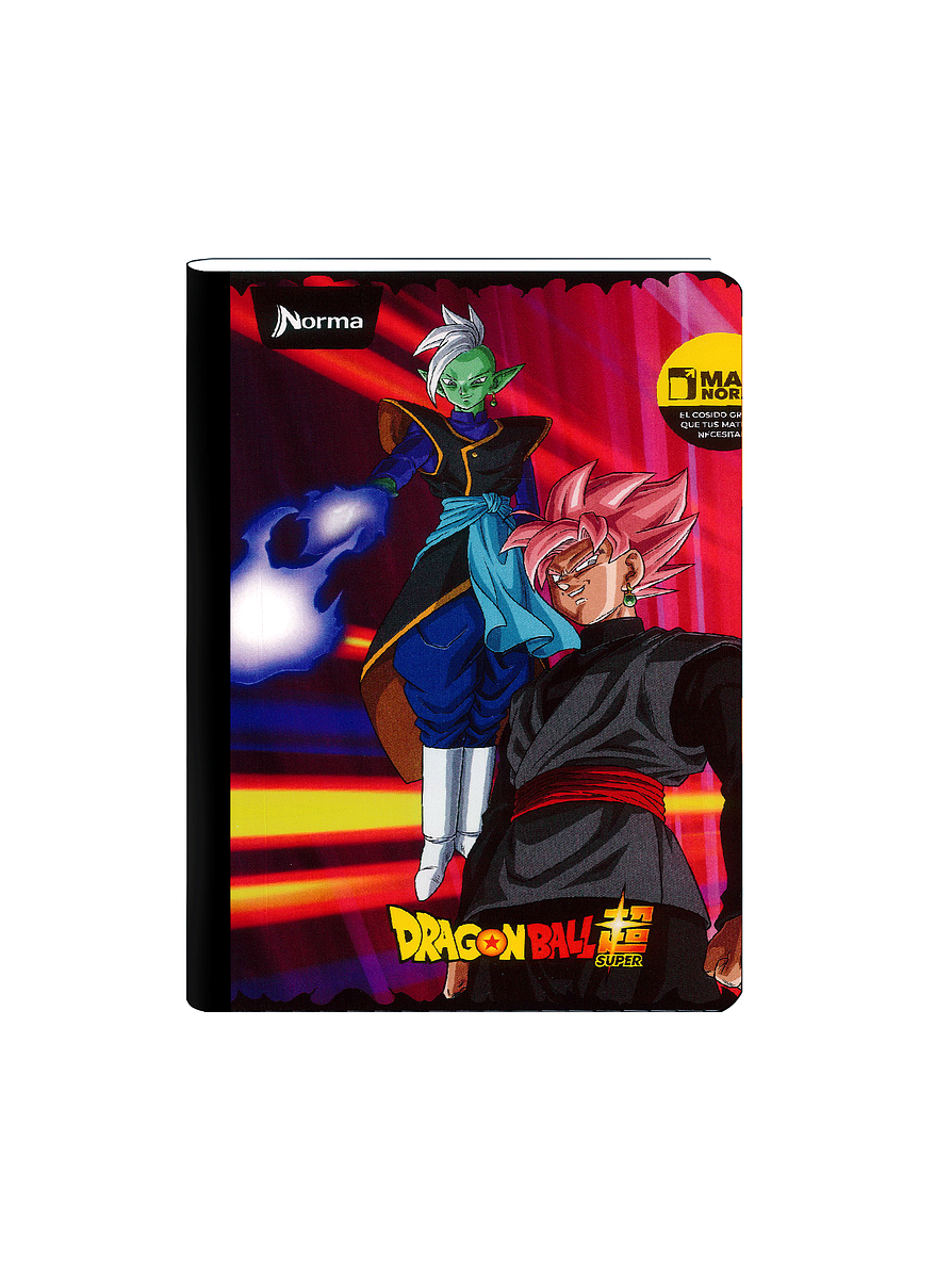 Cuaderno Cosido Norma Dragon Ball 100 Hojas Cuadros 5