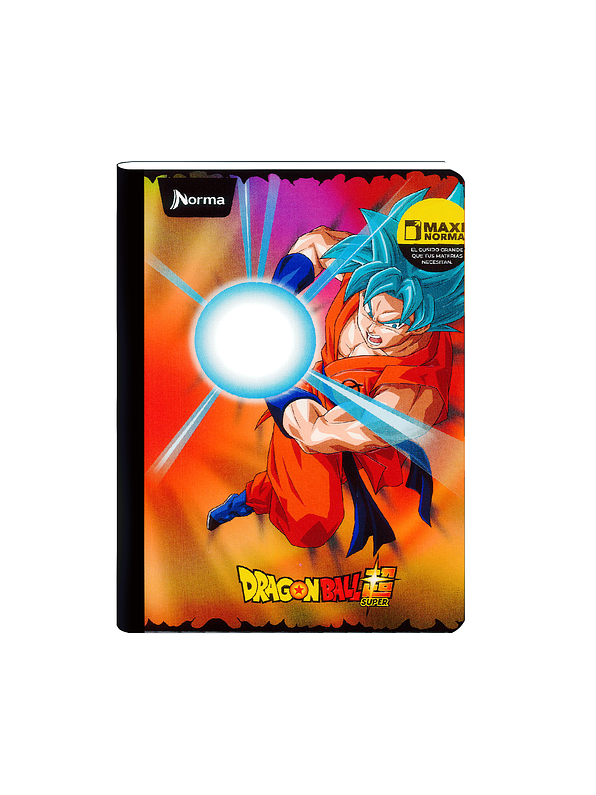 Cuaderno Cosido Norma Dragon Ball 100 Hojas Cuadros 7