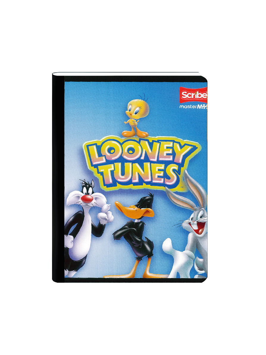 Cuaderno Cosido Looney Tunes 100 Hojas Líneas 4