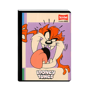 Cuaderno Cosido Looney Tunes 100 Hojas Líneas