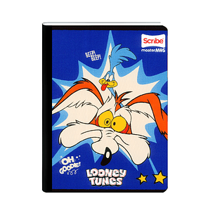 Cuaderno Cosido Looney Tunes 100 Hojas Líneas