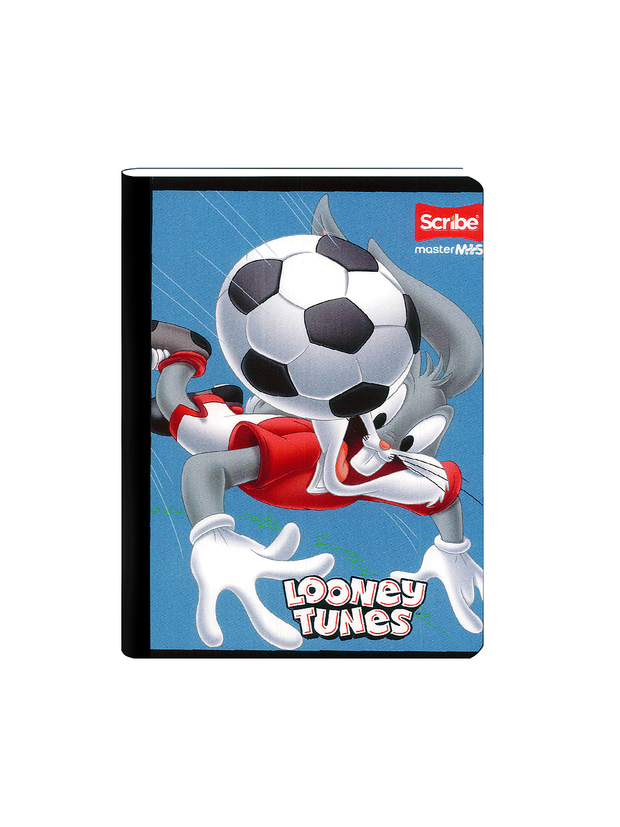 Cuaderno Cosido Scribe Looney Tunes 100 Hojas Doble Linea 4