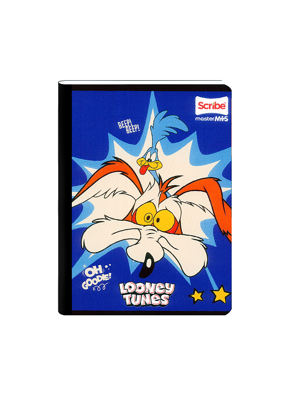 Cuaderno Cosido Scribe Looney Tunes 100 Hojas Doble Linea 5