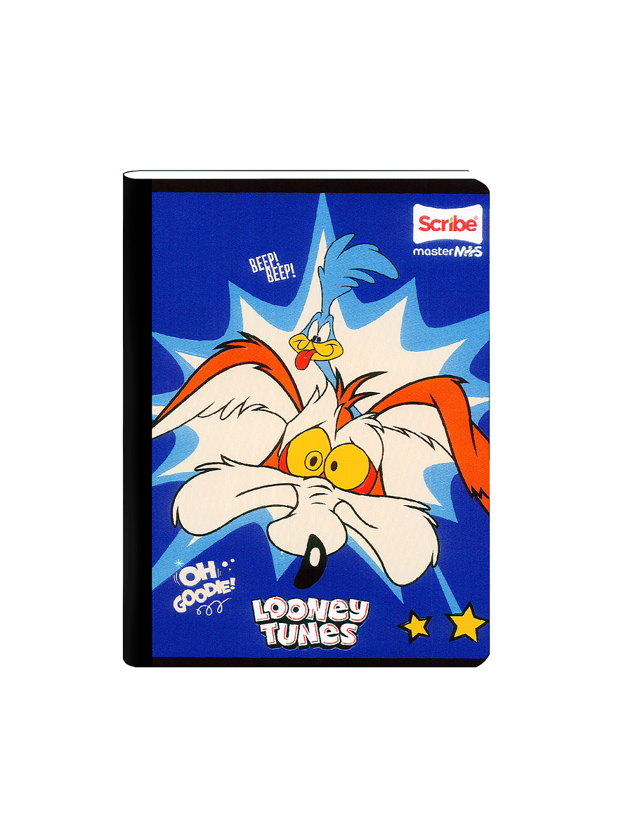 Cuaderno Cosido Scribe Looney Tunes 100 Hojas Doble Linea 5