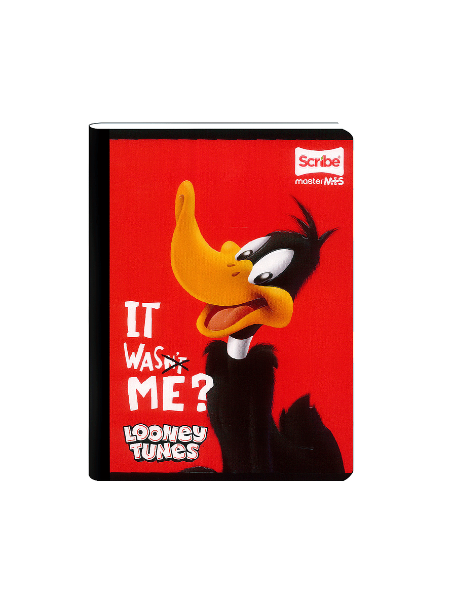 Cuaderno Cosido Scribe Looney Tunes 100 Hojas Doble Linea 2