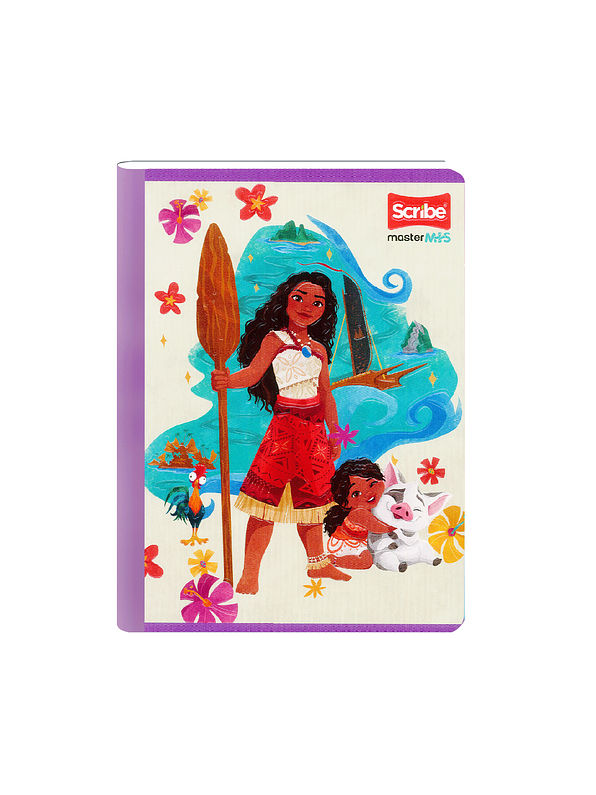 Cuaderno Cosido Moana 100 Hojas Cuadros 4