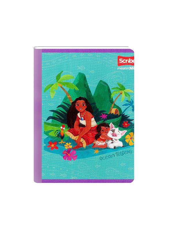Cuaderno Cosido Moana 100 Hojas Cuadros 5