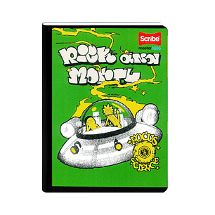 Cuaderno Cosido Rick And Morty 100 Hojas Cuadros