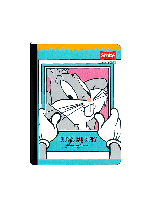 Cuaderno Cosido Looney Tunes Cuadros 50 Hojas  1