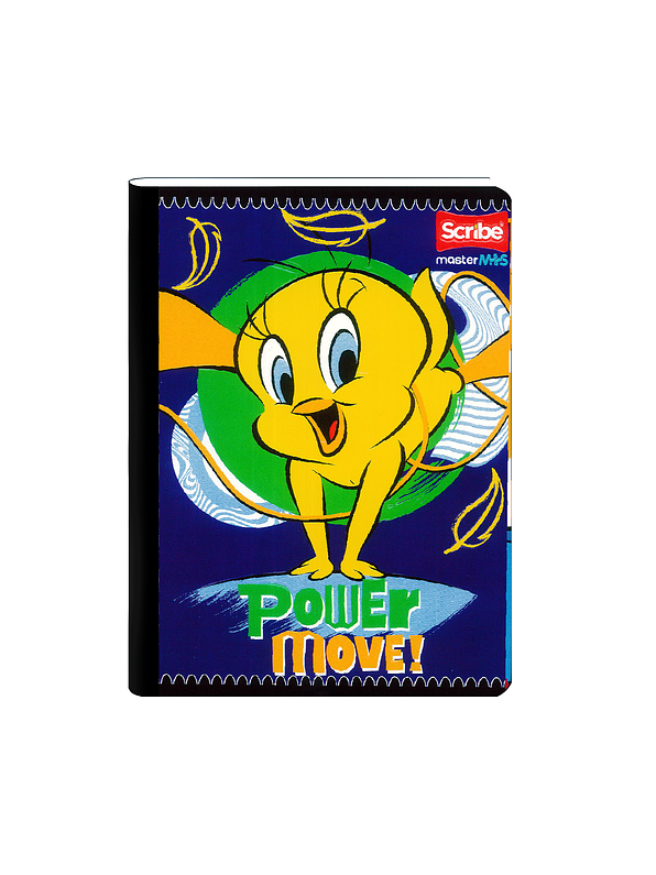 Cuaderno Cosido Looney Tunes Cuadros 50 Hojas  4