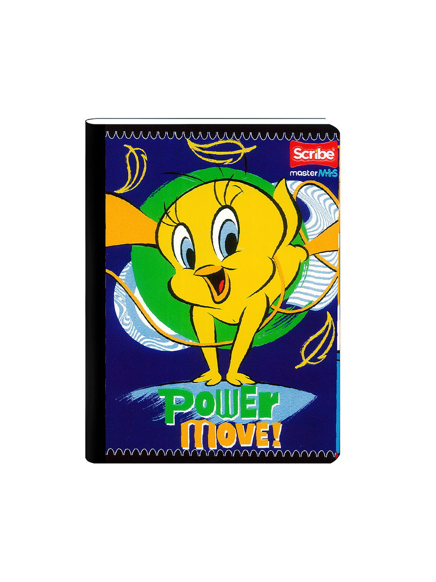 Cuaderno Cosido Looney Tunes Cuadros 50 Hojas  4