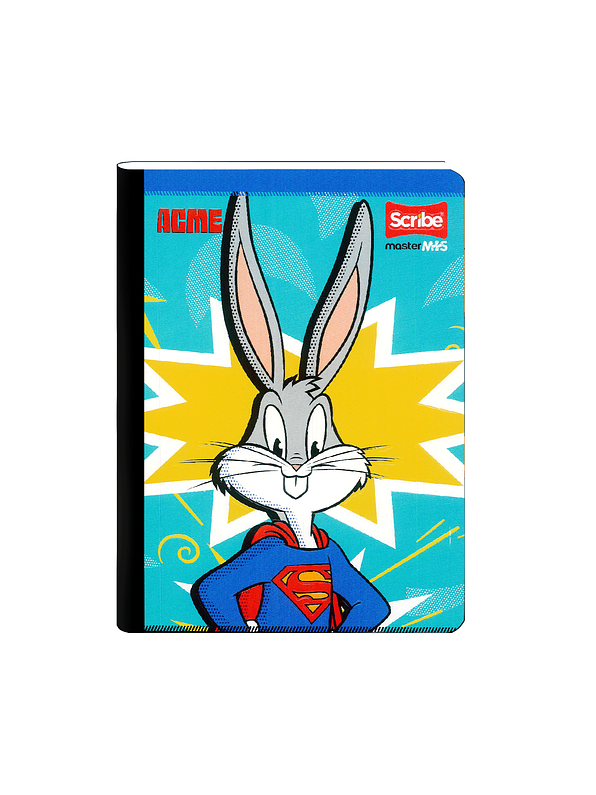 Cuaderno Cosido Looney Tunes Cuadros 50 Hojas  5