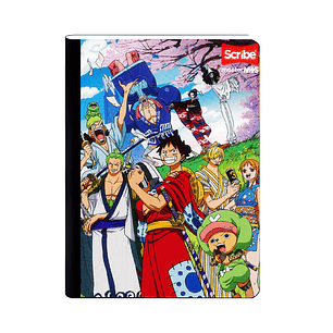 Cuaderno Cosido One Piece 50 Hojas Cuadros 
