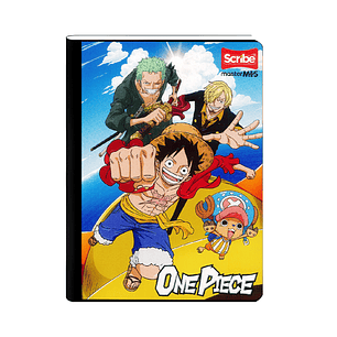Cuaderno Cosido One Piece 50 Hojas Cuadros 