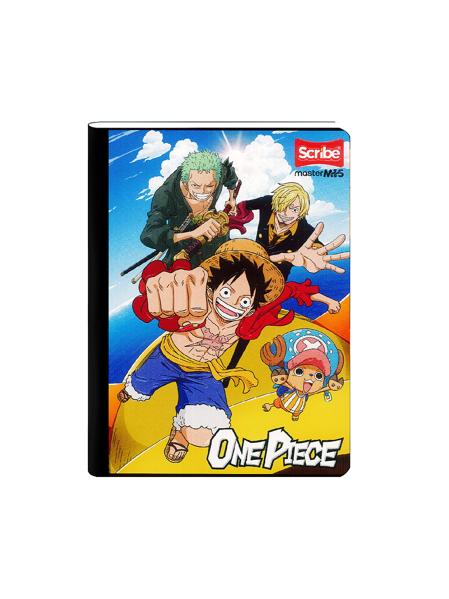 Cuaderno Cosido One Piece 50 Hojas Cuadros  1