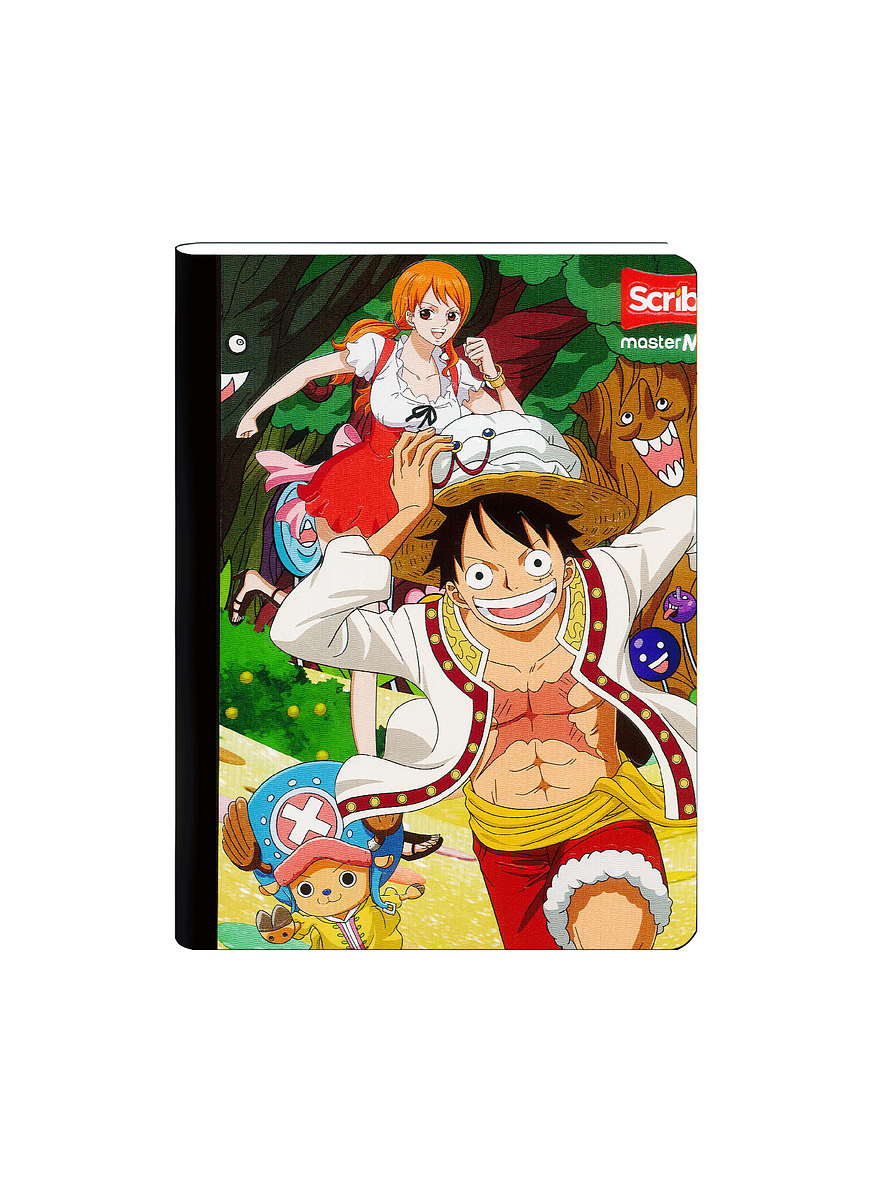 Cuaderno Cosido One Piece 50 Hojas Cuadros  6