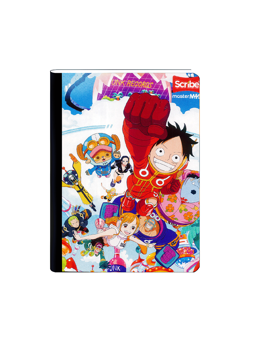 Cuaderno Cosido One Piece 50 Hojas Cuadros  7