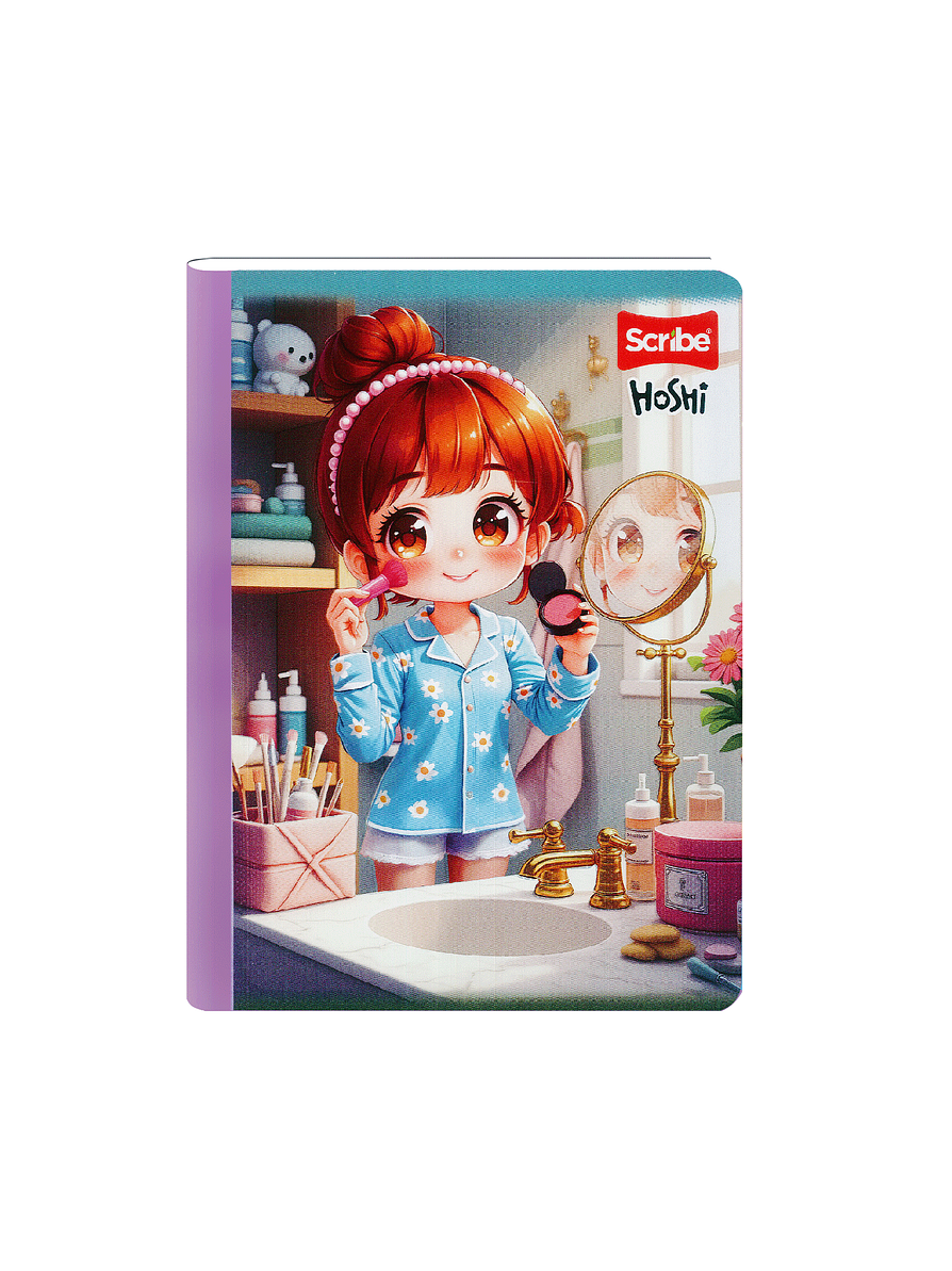 Cuaderno Cosido Hoshi 50 Hojas Cuadros 2