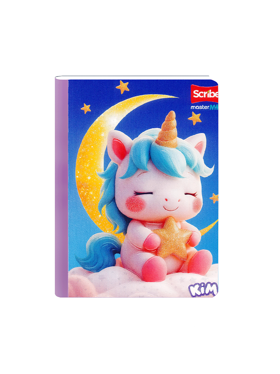 Cuaderno Cosido Kimi 100 Hojas Cuadros 4